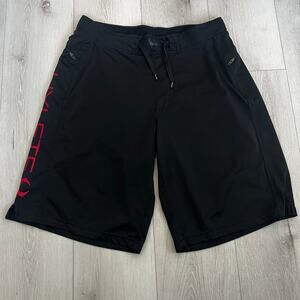 Hylete Shorts Adult Men's Medium Black Red Lightweight Athletic Gym